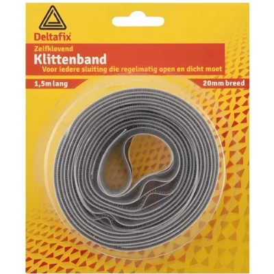 Afbeelding van Deltafix Klittenband Zelfklevend 20mm