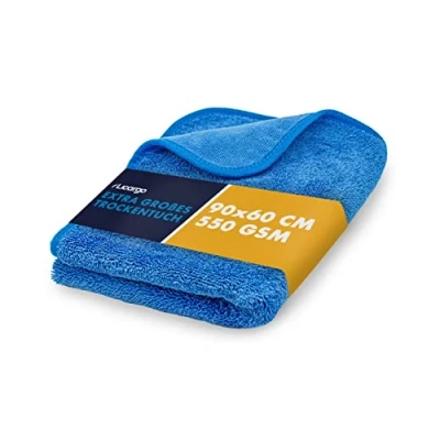 Afbeelding van Licargo® microvezeldoek extra groot 90x60cm extreem absorberend en zacht autoreinigingsdoeken motor &amp; autodroogdoek 550 GSM