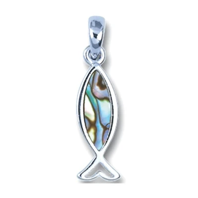 Afbeelding van Hanger Vis met paua schelp