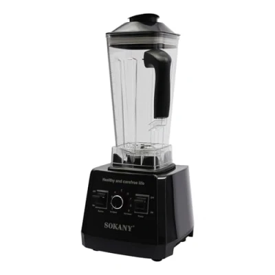 Afbeelding van Smoothiemaker, sapmixer, high performance mixer, blender glas, 3 in 1 (2,5 l en smoothie maker koffiemolen), zelfreinigende functie, 5000 W