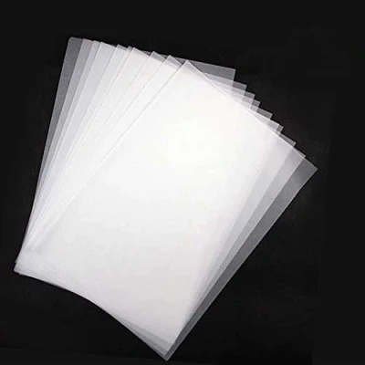 Afbeelding van miteux Transparant papier bedrukbaar 100 vellen wit DIN A4 70 g/m² hoge papier? send fijne kwaliteit voor knutselen schetsen en tekenen