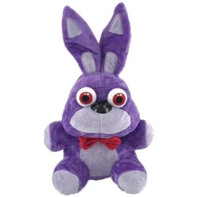 Afbeelding van knuffels compatibel met Five Night at Freddy FNAF, Bonnie pluche pop 25 cm. Knuffelvormen en videogames speelgoedcadeaus voor jongens meisjes