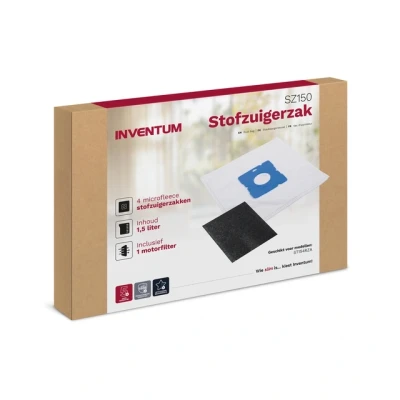 Afbeelding van Inventum SZ150 Stofzuigerzak 4 stuks