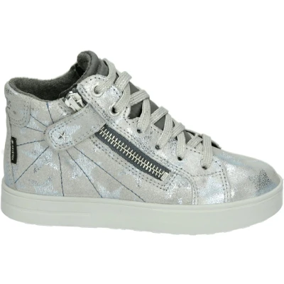 Afbeelding van Superfit Sneakers hoog Hellgrau voor kinderen, Maat: 30, Leer en textiel
