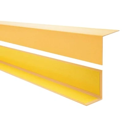 Afbeelding van Quest PVC hoekprofiel, kunststof, zelfklevend, randbescherming, hoeklijst, 20 x 10 mm, 150 cm, goud