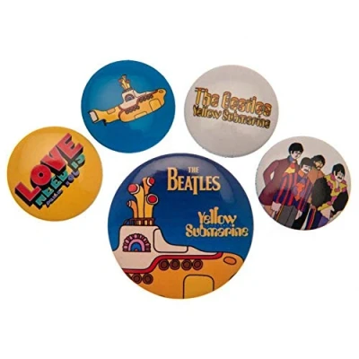 Afbeelding van The Beatles Badge Set (Pack of 5) (Multicoloured)