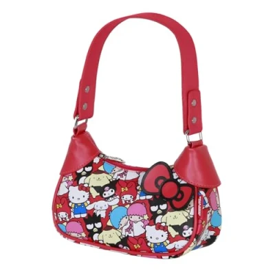Afbeelding van Sanrio Hello Kitty Friends Fancy Casual tas, meerkleurig, 21,5 x 14,5 cm, Veelkleurig Kitty, Eén maat, Tas