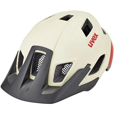 Afbeelding van uvex access lichte MTB helm voor dames en heren individueel passysteem geoptimaliseerde ventilatie sand red matt 57 62 cm