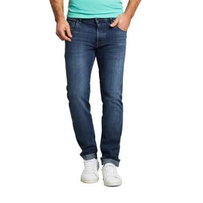 Afbeelding van bugatti Toronto Slim fit jeans, Heren, Maat: 32x34, Marine