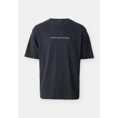 Afbeelding van Tommy Hilfiger Original TEE LOGO Pyjamashirt, Heren, Maat: XS, Desert sky
