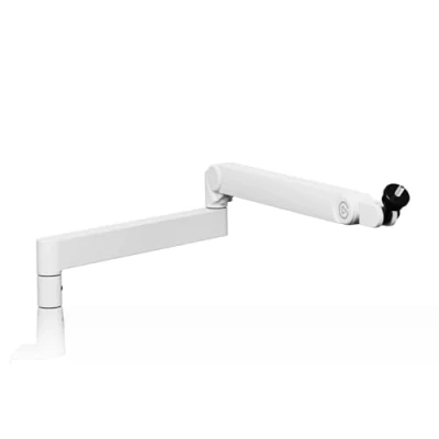 Afbeelding van Elgato Wave Mic Arm Pro White 360 Draaibare Microfoonarm met Laag Profiel en Gasveer, Werkt Mics/Shure SM7B/HyperX QuadCast/Rode/Blue Yeti &amp; meer Voor Uitzending/Podcast/Streaming