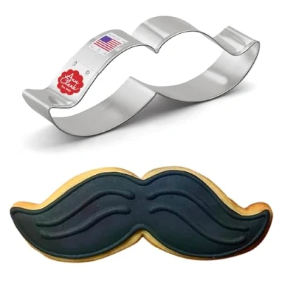 Afbeelding van Ann Clark Cookie Cutters Mustache Cutter, 5.25&quot;