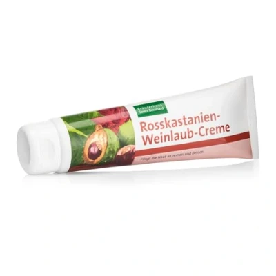 Afbeelding van Kräuterhaus Sanct Bernhard Paardenkastanje wijnloof crème met graankiem, jojoba olie en avocado 150 ml