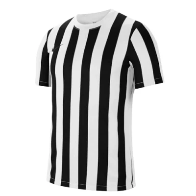 Afbeelding van Nike Heren Short Sleeve Top M Nk Df Strp Dvsn Iv Jsy Ss, Bianco/Nero/Nero, CW3813 100, S
