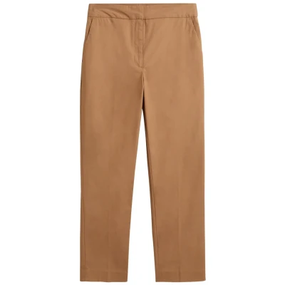 Afbeelding van GANT Slack Broek, Dames, Maat: 40, Warm khaki