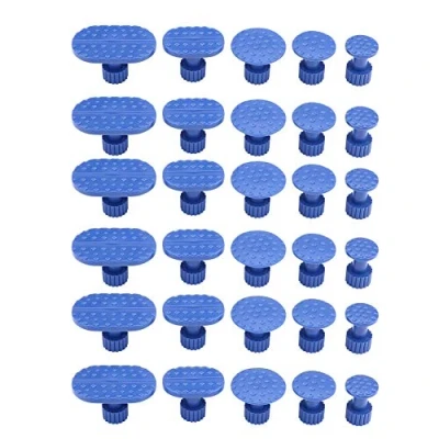 Afbeelding van 30Pcs Lijm Trekken Tabs Auto Body Dent Removal Verfloze Reparatie Gereedschap Trekker Set Blauw