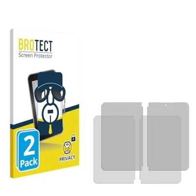 Afbeelding van BROTECT privacy screenprotector voor Microsoft Surface Duo 2 (Inner display) Folie Beschermfolie Blauwlichtfilter (2 Stuks)