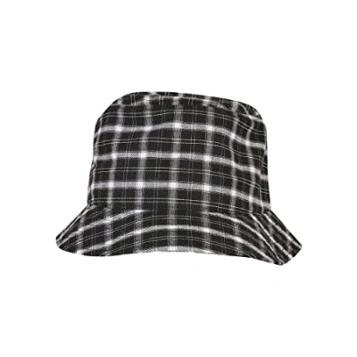 Afbeelding van Flexfit Check Bucket Hoed, Heren, Maat: One Size, Black grey