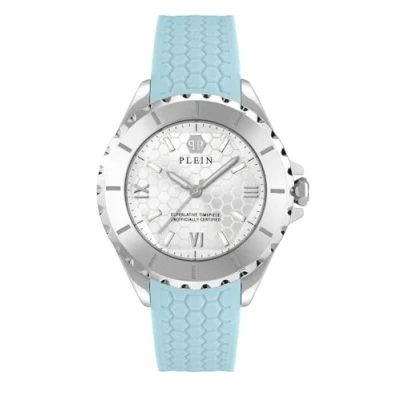 Afbeelding van Philipp Plein Heaven PWPOA0124 Horloge Siliconen Blauw Ø 38 mm