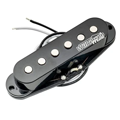 Afbeelding van Wilkinson Vintage 60&#039;s Staggered Keramisch Single Coil Hals Element Pickup voor Strat stijl Elektrische Gitaar, Zwart
