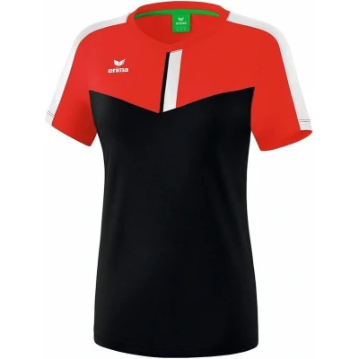Afbeelding van Erima Squad T shirt dames rood/zwart/wit