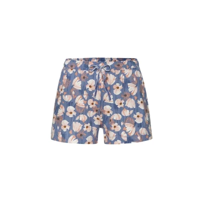 Afbeelding van VIVANCE Pyjamabroek smoky blue / bruin perzik wit
