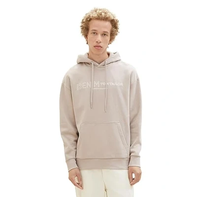 Afbeelding van TOM TAILOR Denim Heren Relaxed Fit Sweater Pullover met ronde hals, 11754 Light Dove Grijs, L