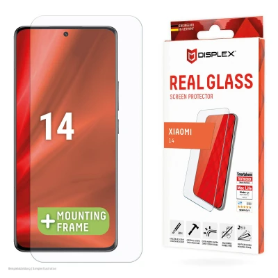 Afbeelding van Screenprotector Xiaomi 14: Displex Real Glass 2D