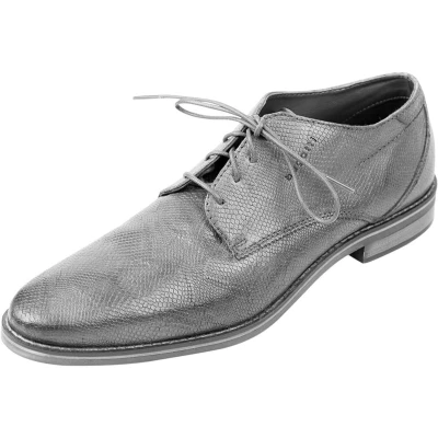 Afbeelding van Wax veters Schoenveters voor nette schoenen Kleur: Grijs Lengte: 100cm Breedte: 2,5mm