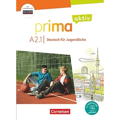 Afbeelding van Prima Aktiv A2. Band 1 Kursbuch inkl. PagePlayer App und interaktiven Übungen: A2.1 + interaktive Ubu