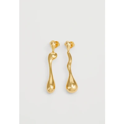 Afbeelding van kate spade new york Molten Linear Oorbellen goldcoloured, Dames, Maat: One Size, Gold coloured