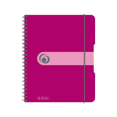 Afbeelding van Herlitz, Notitieboekje + schrijfblok, Schoolschrift easy orga to go, A5, 80 vellen, speciale bessenuitspraak, vierkant, houtvrij, 80g/m² (A5, Gecontroleerd, Geen binding)