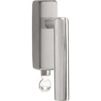 Afbeelding van Formani Draaikiepgarnituur BASICS LB8 DKLOCK O afsluitbaar linksdraaiend mat RVS