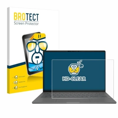 Afbeelding van BROTECT Screenprotector voor ASUS ZenBook A14 UX3407 Folie Beschermfolie transparant