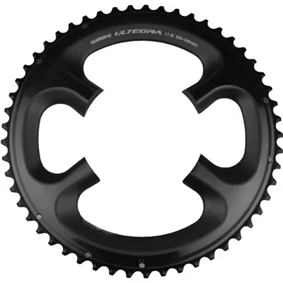 Afbeelding van Kettingblad Shimano Ultegra FC 6800 2x11 speed 53 tands (MB) donkergrijs