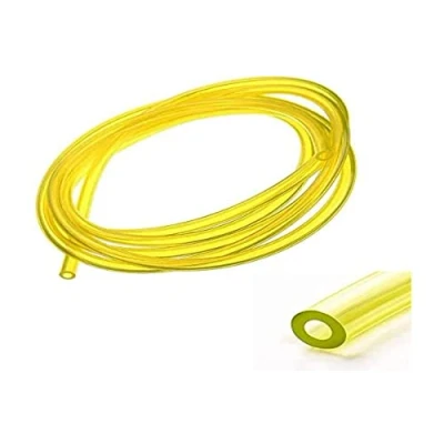 Afbeelding van cyclingcolors Benzineslang, 2 mm x 4 1 m, geel, transparant, grasmaaier, bosmaaier, kettingzaag