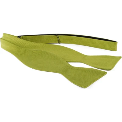 Afbeelding van Zelfstrikker Zijde Lime Groen F04 Heren Suitable Herenkleding