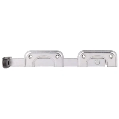 Afbeelding van Alberts 209803 slaggrendel voor dubbele poort speciaal smalle framebalken galvanisch verzinkt, gechromateerd 335 x 52 mm