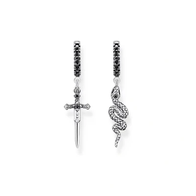Afbeelding van Thomas Sabo Unisex Oorringen 925er Silber Zirkonia One Size 88612884