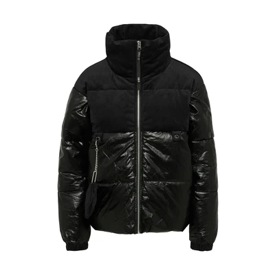 Afbeelding van QS Winterjas, Dames, Maat: Large, Schwarz