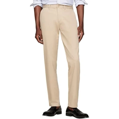 Afbeelding van Tommy Hilfiger Harlem Chino, Heren, Maat: 28x36, Batique khaki