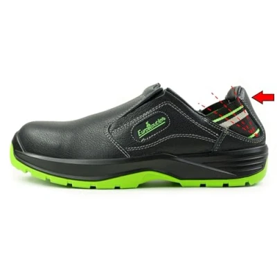 Afbeelding van EuroRoutier Hybrid Nappa Black Echt Leder, Sandalen, Veiligheidsschoenen Gecertificeerd S1P SRC (Gemiddeld, numeric_42)