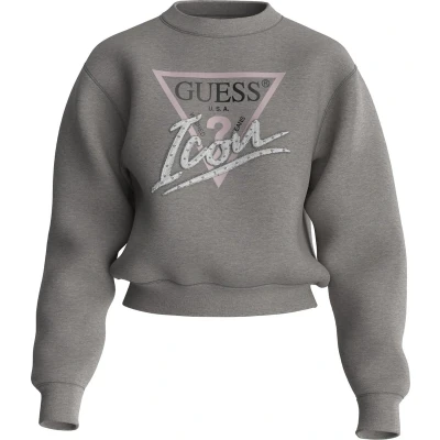 Afbeelding van Guess CN Icon Sweatshirt Dames Trui Grijs Maat XS