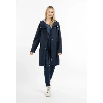 Afbeelding van Regenjas met binnenprint DREIMASTER XXL / Marine 100% Polyester
