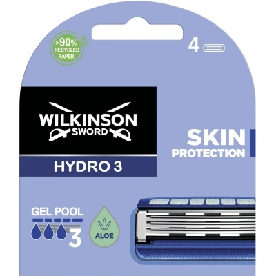 Afbeelding van Wilkinson Hydro3 Scheermesjes 4 stuks