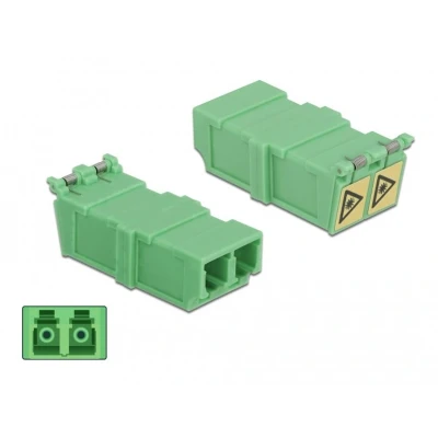 Afbeelding van Delock Koppeling met laserbeschermingsklep LC duplex bus naar dupl