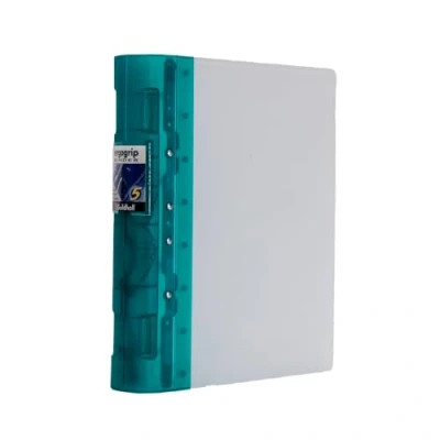 Afbeelding van Exacompta Guildhall Ergogrip Binder, 4 ringen, A4 extra breed smaragdgroen pak van 1