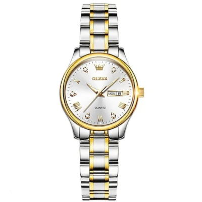 Afbeelding van Olevs Herenhorloge Zilver en Goud