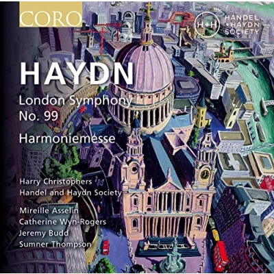 Afbeelding van Harry Christophers Handel And Haydn Society London Symphony No. 99 Mass In B Flat Major &#039;Har (CD)