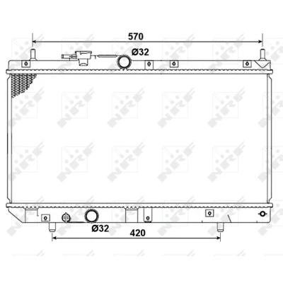 Afbeelding van NRF Radiateur 53277